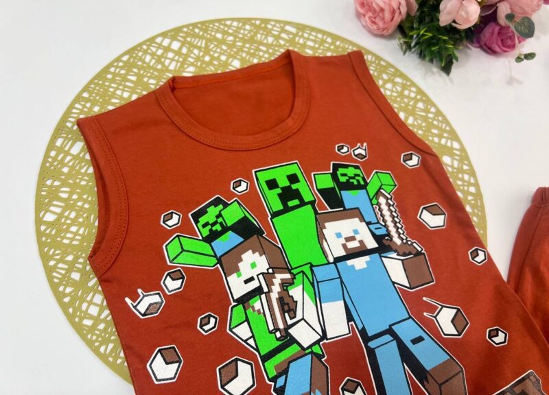 تاپ و شلوارک ماینکرافت - Image 3