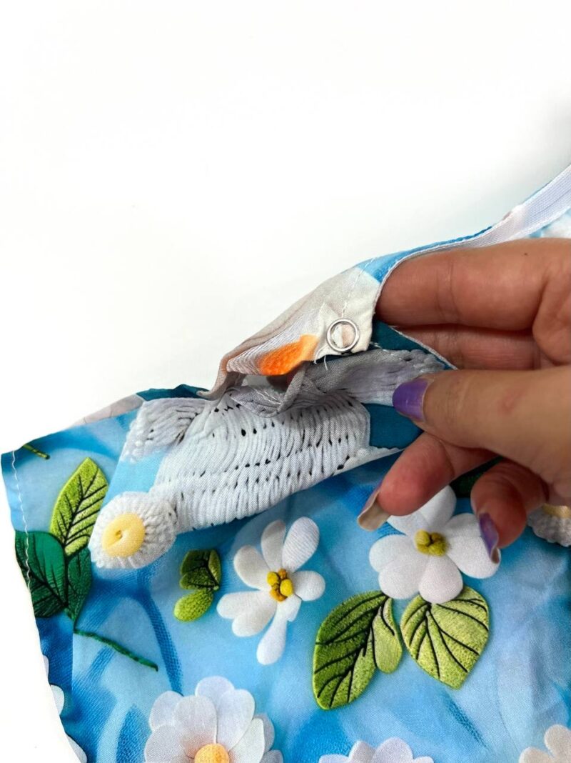 تاپ و شلوارک نخی 3بعدی - Image 3
