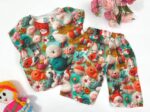 تاپ و شلوارک نخی 3بعدی - Image 7